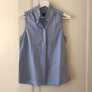 J. Crew Studded Collar Sleeveless - Size 4
